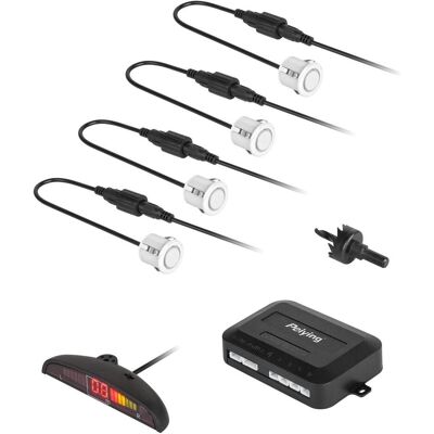 Peiying, Rückfahrkamera, Parking sensors with display (rear) - white Peiying, Rückfahrkamera, Parking sensors with display (rear) - white