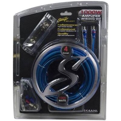 Stinger, Auto Innenraum Zubehör, Kabelkit 2-kanals, 25mm2 1000w Stinger, Auto Innenraum Zubehör, Kabelkit 2-kanals, 25mm2 1000w