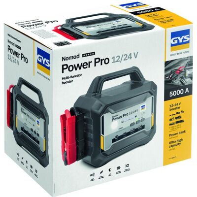 GYS, Starthilfe, Starthilfegerät NOMAD POWER PRO 12/24V (5000 A, 19500 mAh) GYS, Starthilfe, Starthilfegerät NOMAD POWER PRO 12/24V (5000 A, 19500 mAh)