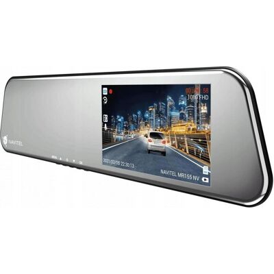 Navitel MR155NV Dashcam (Akku, Beschleunigungssensor, Eingebaute Anzeige, Eingebautes Display, Eingebautes Mikrofon, GPS-Empfänger, Nachtsicht, WLAN, Full HD), Dashcam, Grau Navitel MR155NV Dashcam (Akku, Beschleunigungssensor, Eingebaute Anzeige, Eingebautes Display, Eingebautes Mikrofon, GPS-Empfänger, Nachtsicht, WLAN, Full HD), Dashcam, Grau