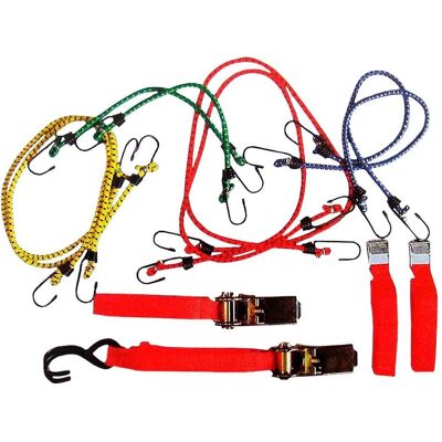 TOP, Spanngurt + Ladungssicherung, Werkzeuge Gepäckgurte und Abzieher 12 Stk. - 97x206 TOP, Spanngurt + Ladungssicherung, Werkzeuge Gepäckgurte und Abzieher 12 Stk. - 97x206