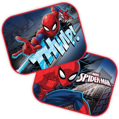 Disney Sonnenblende Auto, CAR SUNSHADES 2PCS 44x35CM SPIDERMAN Disney Sonnenblende Auto, CAR SUNSHADES 2PCS 44x35CM SPIDERMAN