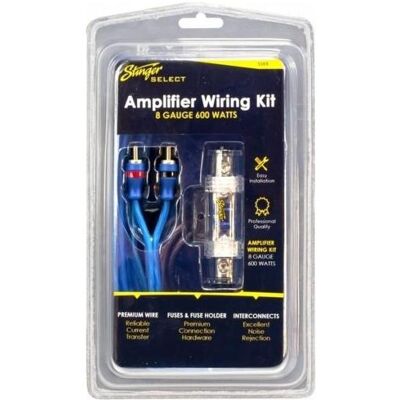 Stinger, Auto Innenraum Zubehör, Kabelkit 2-kanals 10mm2 600w Stinger, Auto Innenraum Zubehör, Kabelkit 2-kanals 10mm2 600w