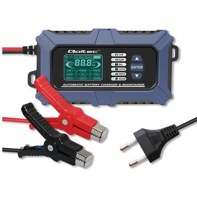Qoltec, Autobatterie Ladegerät, Ladegerät (6 A, 12V) Qoltec, Autobatterie Ladegerät, Ladegerät (6 A, 12V)