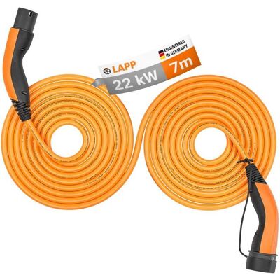 Lapp Mobility, Elektroauto Ladekabel, Selbstaufrollendes Ladekabel Typ 2, bis zu 22 kW, 7 m, orange (Typ 2, 22 kW, 32 A, 7 m) Lapp Mobility, Elektroauto Ladekabel, Selbstaufrollendes Ladekabel Typ 2, bis zu 22 kW, 7 m, orange (Typ 2, 22 kW, 32 A, 7 m)