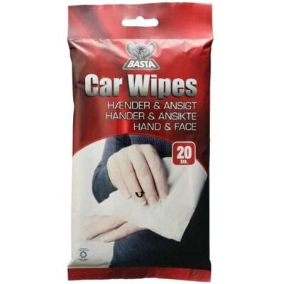 Konjac Sponge, Auto Innenraum Zubehör, Basta Car Wipes Servietter til haender og ansigt 20 stk. Konjac Sponge, Auto Innenraum Zubehör, Basta Car Wipes Servietter til haender og ansigt 20 stk.