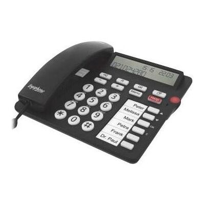 Tiptel Ergophone 1300, Telefon, Schwarz Tiptel Ergophone 1300, Telefon, Schwarz