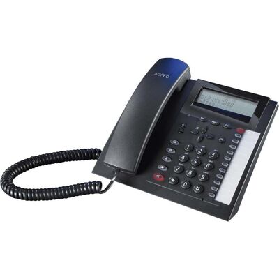 Agfeo T 18 schwarz analoges Telefon 3-zeiliges Display 3-stufiger Geräte- Neigungswinkel Headsetanschl...., Telefon, Schwarz Agfeo T 18 schwarz analoges Telefon 3-zeiliges Display 3-stufiger Geräte- Neigungswinkel Headsetanschl...., Telefon, Schwarz