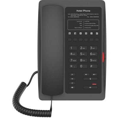 Fanvil Hoteltelefon, Telefon, Schwarz Fanvil Hoteltelefon, Telefon, Schwarz