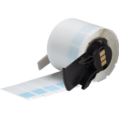 Brady, Etikettenrolle, M6-29-427-BL, Vinyl, selbstlaminierend, Blau/Transparent, matt, 12.70 x 12.70(38.10) mm, für Brady, Etikettenrolle, M6-29-427-BL, Vinyl, selbstlaminierend, Blau/Transparent, matt, 12.70 x 12.70(38.10) mm, für