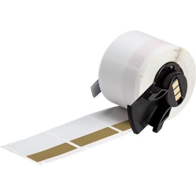 Brady, Etikettenrolle, PTL-32-427-BR, Vinyl, selbstlaminierend, Braun/Transparent, matt, 38.10 x 12.70(38.10) mm, f Brady, Etikettenrolle, PTL-32-427-BR, Vinyl, selbstlaminierend, Braun/Transparent, matt, 38.10 x 12.70(38.10) mm, f