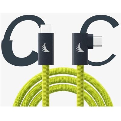 Angelbird USB-C 3.2 Solid Flex Tether Cable Right-Angle Lime (4.50 m, USB 3.2 Gen 1, 240 W), USB Kabel Angelbird USB-C 3.2 Solid Flex Tether Cable Right-Angle Lime (4.50 m, USB 3.2 Gen 1, 240 W), USB Kabel
