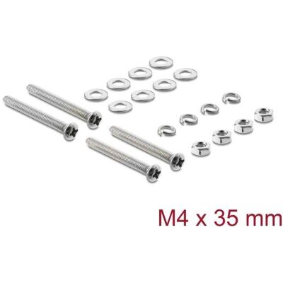 Delock Lüfterschrauben Set M4 x 35 mm 20-teilig (42540), Computer Werkzeug Delock Lüfterschrauben Set M4 x 35 mm 20-teilig (42540), Computer Werkzeug