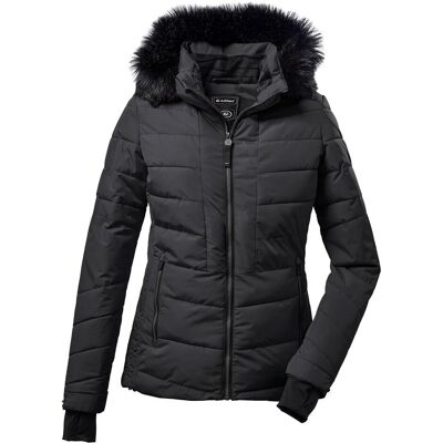 Killtec, Damen, Skijacke, Damen Steppjacke/ Skijacke mit abzippbarer Kapuze und Schneefang - KSW 210 WMN SKI QLTD JCKT (38), Schwarz, 38 Killtec, Damen, Skijacke, Damen Steppjacke/ Skijacke mit abzippbarer Kapuze und Schneefang - KSW 210 WMN SKI QLTD JCKT (38), Schwarz, 38
