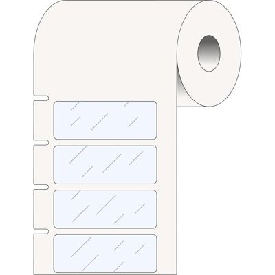 Brady, Etikettenrolle, THT-302-7600-1.5-SC, Polypropylen, Transparent, glänzend, 41.28 x 15.24 mm, permanent (1500 (57.28 mm) Brady, Etikettenrolle, THT-302-7600-1.5-SC, Polypropylen, Transparent, glänzend, 41.28 x 15.24 mm, permanent (1500 (57.28 mm)