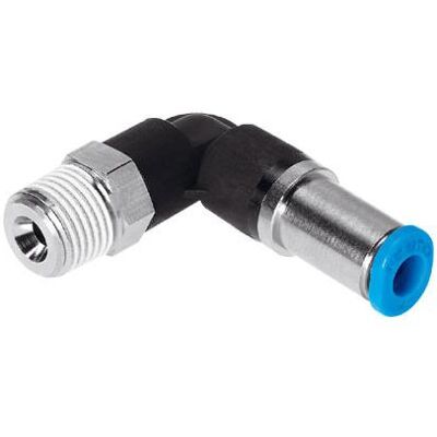 Festo, Rohrverbindungstechnik, Steckverschraubung gewinkelt QSKL-1/4-6 153431 -0.95 bis 14 bar (Winkelverbindung) Festo, Rohrverbindungstechnik, Steckverschraubung gewinkelt QSKL-1/4-6 153431 -0.95 bis 14 bar (Winkelverbindung)