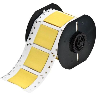 Brady, Etikettenrolle, B33D-1000-2-7641-Y, Low Smoke Zero Halogen PermaSleeve, Polyolefin, Gelb, matt, 50.80 x 42.1 (88.65 mm) Brady, Etikettenrolle, B33D-1000-2-7641-Y, Low Smoke Zero Halogen PermaSleeve, Polyolefin, Gelb, matt, 50.80 x 42.1 (88.65 mm)