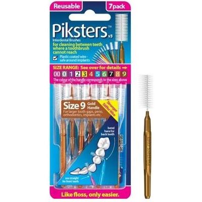 Brother Piksters Reinigung zwischen den Zähnen Grösse 9 Braun 7 Bürsten - Packung mit 7, Drucker Zubehör Brother Piksters Reinigung zwischen den Zähnen Grösse 9 Braun 7 Bürsten - Packung mit 7, Drucker Zubehör
