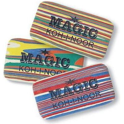 Koh-i-Noor, Korrekturmittel, Radiergummi- "Magic - Color" eckig, im 30er Pack Koh-i-Noor, Korrekturmittel, Radiergummi- "Magic - Color" eckig, im 30er Pack