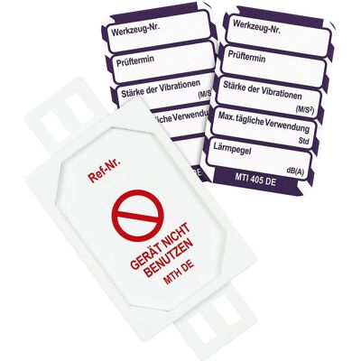 Brady, Sicherheitskennzeichnung, MIC-DE-PK-MTI-405-PL, Microtag Set, 20 x Microtag Halter, 20 x Microtag Einsteckschild (Wei Brady, Sicherheitskennzeichnung, MIC-DE-PK-MTI-405-PL, Microtag Set, 20 x Microtag Halter, 20 x Microtag Einsteckschild (Wei