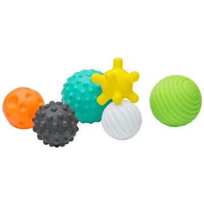 Infantino Multi Bold Set mit 6 Bällen für 6-12 Monate Infantino Multi Bold Set mit 6 Bällen für 6-12 Monate