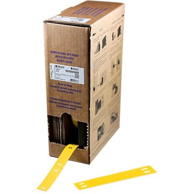 Brady, Etikettenrolle, BM71-10x60-7598-YL, Polyester, Gelb, Glänzend, 10.00 x 60.00 mm, nicht klebend, Grossrolle (5 (20.62 mm) Brady, Etikettenrolle, BM71-10x60-7598-YL, Polyester, Gelb, Glänzend, 10.00 x 60.00 mm, nicht klebend, Grossrolle (5 (20.62 mm)
