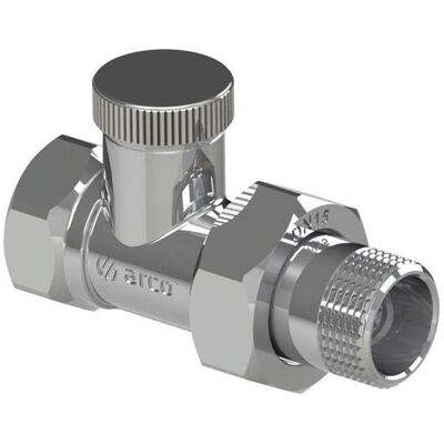 Arco, Zubehör Sanitärinstallation, Radiator Tap Straight Valve 1/2f Chrom Arco, Zubehör Sanitärinstallation, Radiator Tap Straight Valve 1/2f Chrom