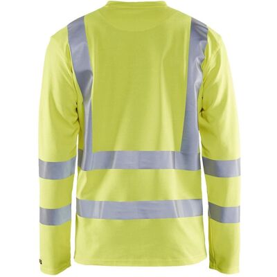 Blakläder, Arbeitsoberteil, Herren Warnschutz-Langarmshirt 3381 gelb Grosse 4XL (4XL) Blakläder, Arbeitsoberteil, Herren Warnschutz-Langarmshirt 3381 gelb Grosse 4XL (4XL)