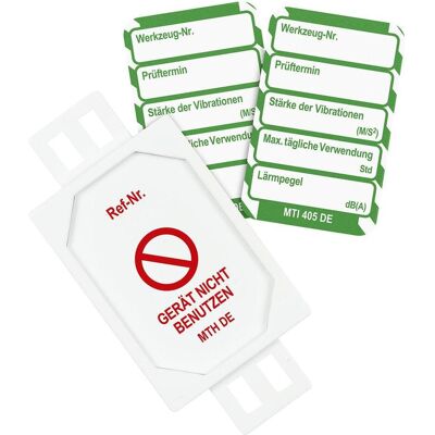 Brady, Sicherheitskennzeichnung, MIC-DE-PK-MTI-405-GN, Microtag Set, 20 x Microtag Halter, 20 x Microtag Einsteckschild (Wei Brady, Sicherheitskennzeichnung, MIC-DE-PK-MTI-405-GN, Microtag Set, 20 x Microtag Halter, 20 x Microtag Einsteckschild (Wei