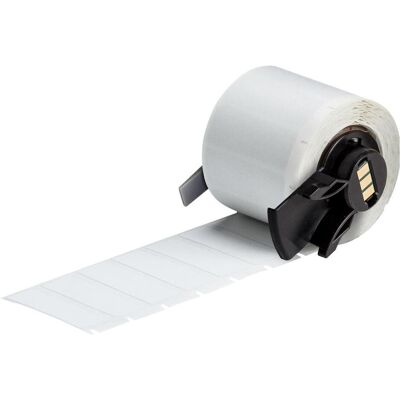 Brady, Etikettenrolle, M6-29-437, Polyvinylfluorid, Weiss, matt, 38.10 x 12.70 mm, selbstverlöschend, permanent (500 (46.02 mm) Brady, Etikettenrolle, M6-29-437, Polyvinylfluorid, Weiss, matt, 38.10 x 12.70 mm, selbstverlöschend, permanent (500 (46.02 mm)