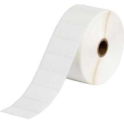 Brady, Etikettenrolle, THT-17-498-1.5-SC, Vinylgewebe, Weiss, wiederablösbar, 50.80 x 25.40 mm, für BBP11 (1500 E.) (55.88 mm) Brady, Etikettenrolle, THT-17-498-1.5-SC, Vinylgewebe, Weiss, wiederablösbar, 50.80 x 25.40 mm, für BBP11 (1500 E.) (55.88 mm)