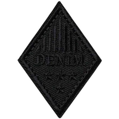 Mono Quick Denim schwarz, Applikationen, Schwarz Mono Quick Denim schwarz, Applikationen, Schwarz