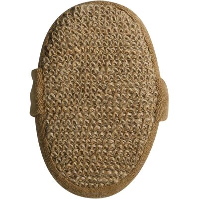 MSV, Badezubehör, Peelingschwamm aus Jute 17.5 x 10.3 cm, Braun MSV, Badezubehör, Peelingschwamm aus Jute 17.5 x 10.3 cm, Braun