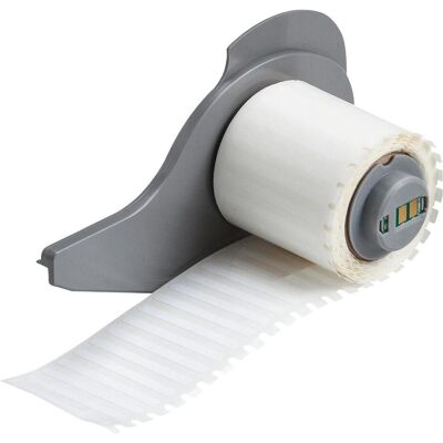 Brady, Etikettenrolle, M7-27-423, Polyester, Weiss, glänzend, 38.10 x 3.175 mm, permanent (750 E.) (46.02 mm) Brady, Etikettenrolle, M7-27-423, Polyester, Weiss, glänzend, 38.10 x 3.175 mm, permanent (750 E.) (46.02 mm)