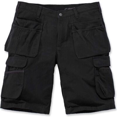 Carhartt, Arbeitshose, Steel Multipocket Short Black Gr.W36 (36) Carhartt, Arbeitshose, Steel Multipocket Short Black Gr.W36 (36)