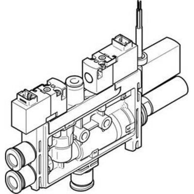 Festo, Industriestaubsauger Zubehör, Generatore di vuoto OVEL-10-H-15-PQ-VQ6-UA-C-A-V1PNLK-H3 8049054 26.4 V/DC Festo, Industriestaubsauger Zubehör, Generatore di vuoto OVEL-10-H-15-PQ-VQ6-UA-C-A-V1PNLK-H3 8049054 26.4 V/DC