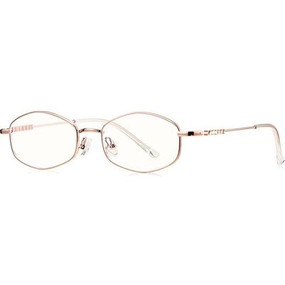 Techsuit, Computerbrille, - Anti-Blue Light Glasses Reflex PC (LS501) - for Women, Micro - Rose Gold Techsuit, Computerbrille, - Anti-Blue Light Glasses Reflex PC (LS501) - for Women, Micro - Rose Gold