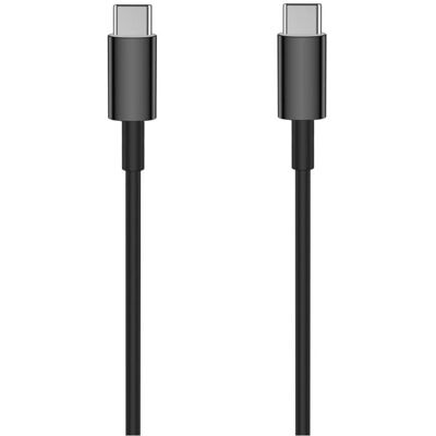 Setty Kabel USB-C - USB-C 1,0 m 3A schwarz (1 m, 15 W), USB Kabel Setty Kabel USB-C - USB-C 1,0 m 3A schwarz (1 m, 15 W), USB Kabel