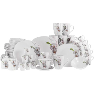 CreaTable, Geschirrset, Square (62 Stk.) CreaTable, Geschirrset, Square (62 Stk.)