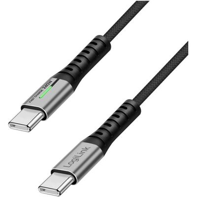 LogiLink USB C — USB C (1 m, USB 3.2 Gen 2x2, 240 W), USB Kabel LogiLink USB C — USB C (1 m, USB 3.2 Gen 2x2, 240 W), USB Kabel