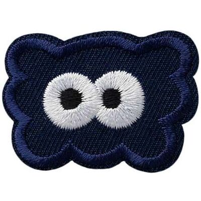 Mono Quick Form mit Augen, Applikationen, Blau Mono Quick Form mit Augen, Applikationen, Blau