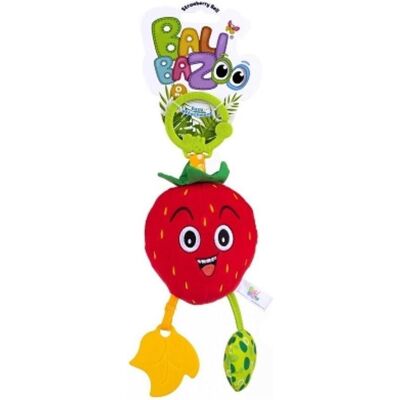 Bali Bazoo, Kinderwagenspielzeug, Balibazoo-Erdbeere Bali Bazoo, Kinderwagenspielzeug, Balibazoo-Erdbeere