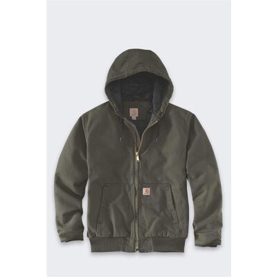 Carhartt, Arbeitsjacke, Thermojacke Washed Duck Active Jacket - moss (M) Carhartt, Arbeitsjacke, Thermojacke Washed Duck Active Jacket - moss (M)