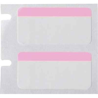 Brady, Etikettenrolle, B33-302-494-PK, Polyester, Weiss/Pink, glänzend, 41.28 x 15.24 mm, permanent (1500 E.) (41.28 mm) Brady, Etikettenrolle, B33-302-494-PK, Polyester, Weiss/Pink, glänzend, 41.28 x 15.24 mm, permanent (1500 E.) (41.28 mm)