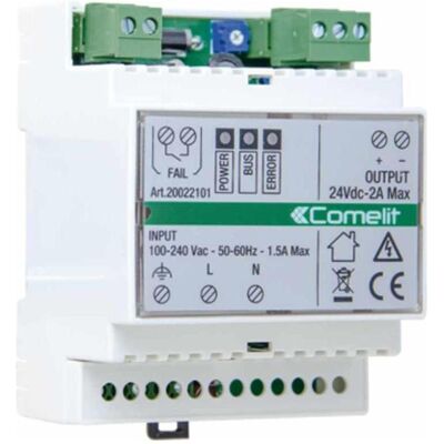 Comelit 24V DC Netzteil - DIN Montage - 2A - Stromversorgung Comelit 24V DC Netzteil - DIN Montage - 2A - Stromversorgung