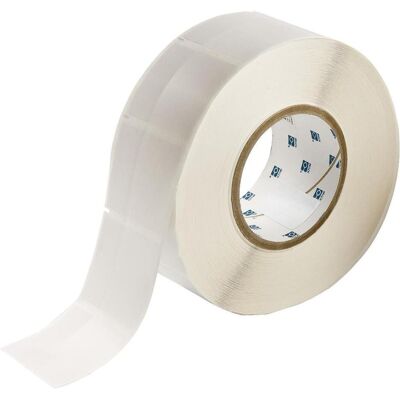 Brady, Etikettenrolle, THT-67-417-1.5, selbstlaminierendes Vinyl, Weiss/Transparent, 50.80 x 19.05(57.15) mm, perman (50.80 mm) Brady, Etikettenrolle, THT-67-417-1.5, selbstlaminierendes Vinyl, Weiss/Transparent, 50.80 x 19.05(57.15) mm, perman (50.80 mm)
