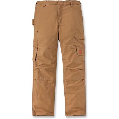 Carhartt, Arbeitshose, FR Relaxed Straight Steel Rugged Flex™ Canvas Multi-Norm Double-Front Multi-Cargo Dungaree (W30/L32) Carhartt, Arbeitshose, FR Relaxed Straight Steel Rugged Flex™ Canvas Multi-Norm Double-Front Multi-Cargo Dungaree (W30/L32)