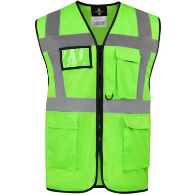 Korntex, Warnweste, Warnweste Multifunktional Hamburg Neongrün mit 360° Sicherheit S EN ISO 17353 KXCMF (3XL) Korntex, Warnweste, Warnweste Multifunktional Hamburg Neongrün mit 360° Sicherheit S EN ISO 17353 KXCMF (3XL)