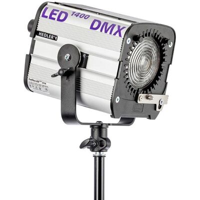 Hedler Profilux LED 1400 DMX, 5600K mit Fresnellinse, Dimmbar von 5-100% (Ringlicht), Dauerlicht, Weiss Hedler Profilux LED 1400 DMX, 5600K mit Fresnellinse, Dimmbar von 5-100% (Ringlicht), Dauerlicht, Weiss