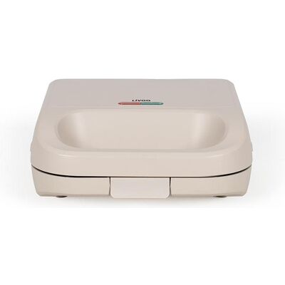 Livoo 3-in-1-Gerät für Waffeln, Croques und Grillen, Waffeleisen, Beige Livoo 3-in-1-Gerät für Waffeln, Croques und Grillen, Waffeleisen, Beige
